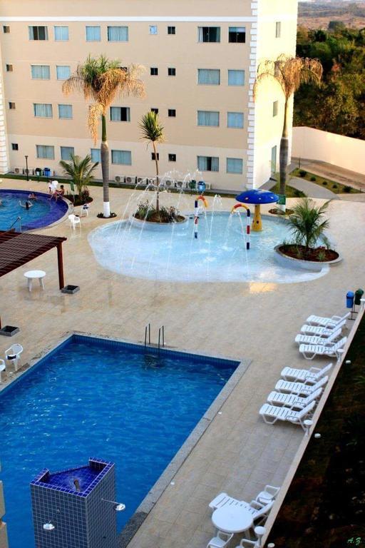 Apartamento no Encontro das Águas Caldas Novas Esterno foto