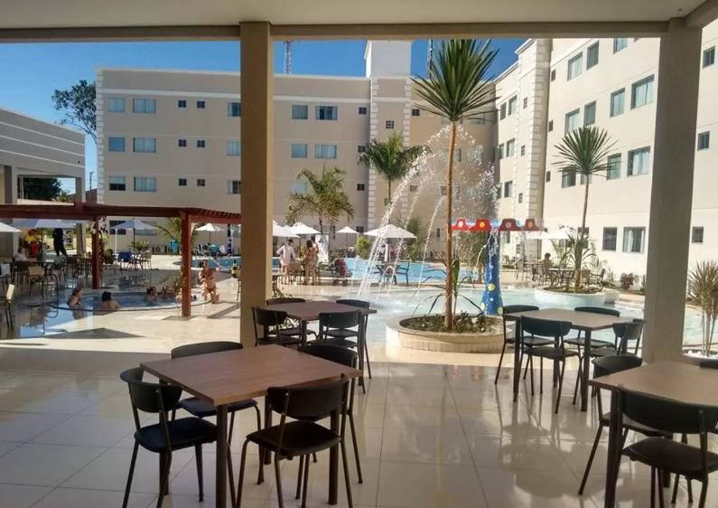 Apartamento no Encontro das Águas Caldas Novas Esterno foto